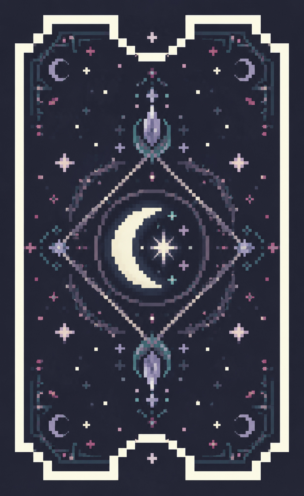 Tarot card back
